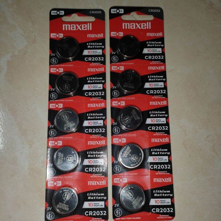 Per 1 Pcs Baterai Maxell CR2032 3V / Batere Battery MAXELL ORIGINAL 3V
