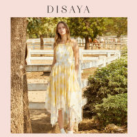 [DISAYA] - Sun Flower Embroidery Dress ชุดเดรสยาวปักลายดอกทานตะวัน