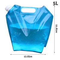 10L PVC Outdoor Folding Drinking Water Bag Storage Car Water Carrier Container Camping Hiking Picnic Water Bag Hydration Pack