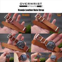 สายนาโต้ หนังรุ่น Kvanjo Leather Nato Strap 18,20,22mm