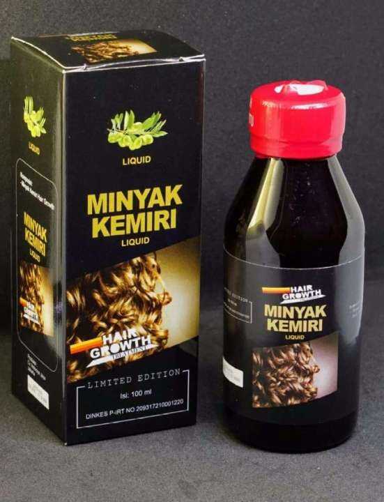 Minyak Kemiri Liquid Al Khodry - Kualitas Super Penumbuh Rambut 100ml ...