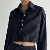 AIMER LUXE - Essential Crop Shirt