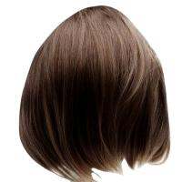 Short Straight Bob Wigs Brazilian Virgin Human Hair Wigs Full Wigs(40cm)