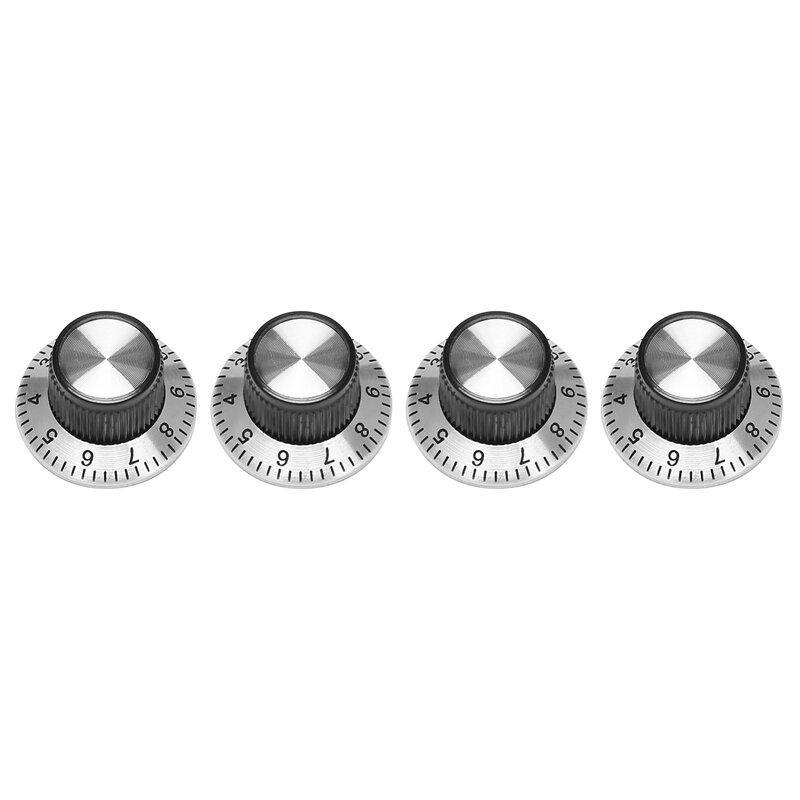Potentiometer Knob 17mm Shaft Aluminum Knurled Pot 6mm Control Caps