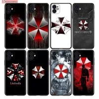 {L electronic shell} Umbrella Corporation ปลอกซิลิโคนสำหรับ iPhone iPhone 13 12 Mini 11 Pro XS MAX XR X 8 7 Plus 6 SE เคสโทรศัพท์