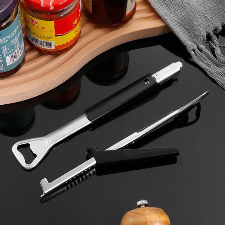 WAY W Ergonomic Manual Stainless Steel Antirust Jar Lid Gripper Can