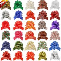 Christmas Pull Bows Gift Wrap 5 inch For Gift Ribbon Big Bows Present Fundraiser Bouquet Basket Wedding Xmas Tree Decoration