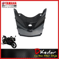 ฝาครอบใต้เบาะ R15 เก่า ปี 2014-2016  ลายเคฟล่า D-Kevlar Duke Shop   YAMAHA R15  อะไหล่แท้เบิกศูนย์