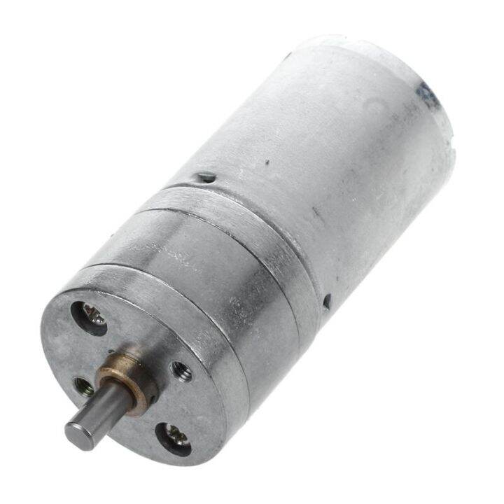 worth-buy-กล่องเกียร์แรงบิด12v-dc-100rpm-motor-listrik-25mm