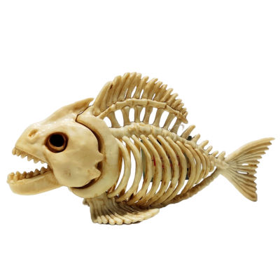 Simulated Halloween Fish Skeleton Horrable Animal Bones School Teaching Tool