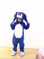 （ใหม่） Unisex Sonic Kigurumi เครื่องแต่งกาย Onesies คอสเพลย์ชุดนอนผู้ใหญ่ชุดนอนสัตว์ชุดนอน Jumpsuit