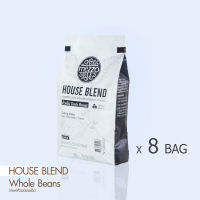 Mezzo : เมล็ดกาแฟ คั่ว 8 ถุง (Roasted Coffee Beans , House Blend 8 bags)
