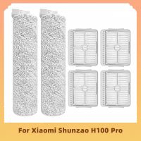 ชิ้นส่วนอะไหล่สำหรับ Shunzao H100 Pro ตัวกรอง Hepa แปรงลูกกลิ้งเปียกแห้งอะไหล่เครื่องดูดฝุ่นนุ่มฟู