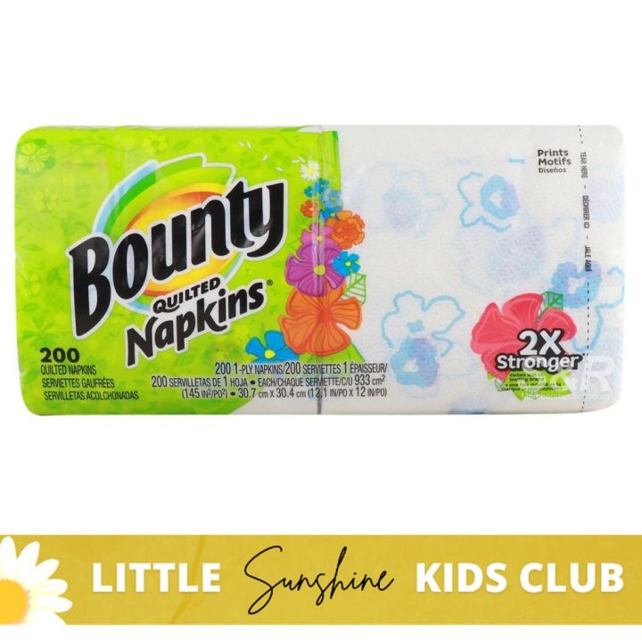 Bounty 1ply Quilted Napkins 200pcs Lazada PH