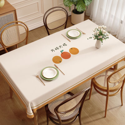 ผ้าปูโต๊ะซักได้กันน้ำกันคราบมันและกันลวกทรงสี่เหลี่ยมมุมฉาก PVC ผ้าปูโต๊ะโต๊ะน้ำชาสดใสขนาดเล็กลมผ้าปูโต๊ะร้าน Vwqso
