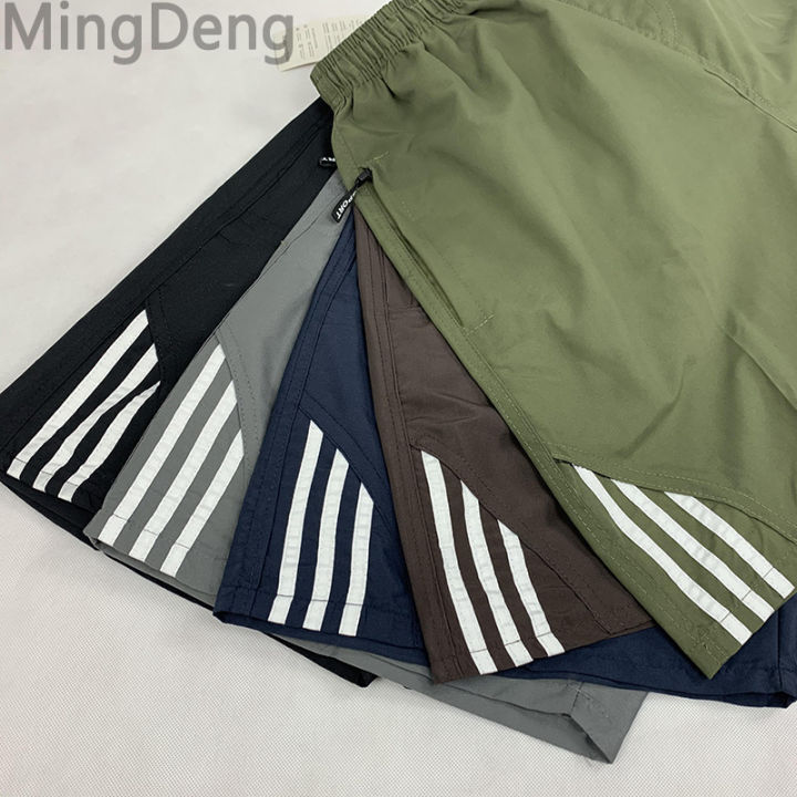 mingdeng-short-603-กางเกงทรงลุง-กางเกงขาสั้นผู้ชายสไตล์เกาหลีกางเกงขาห้าส่วนทรงสลิมแฟชั่นกางเกงกีฬามีเก็บปลายทาง-cod