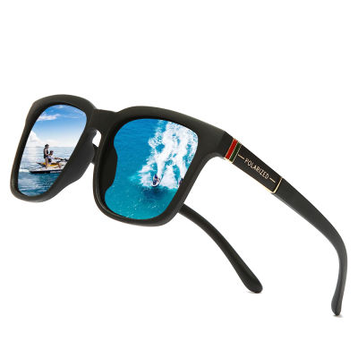 Fashion Men Polarized Glasses Square UV400 Eyewear Outdoor Trend Sport Sunshade Male Sunglasses