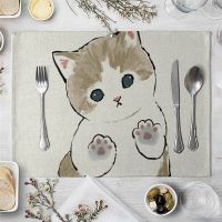 【CC】 Pattern Placemats Table Cotton Coasters for Cocina