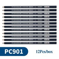 PRISMACOLOR ดินสอสีน้ำมันมืออาชีพ12ชิ้น Lapis De Cor Sketch ศิลปะดินสอสีอุปกรณ์วาดรูป PC927/938/1092/1093 J14