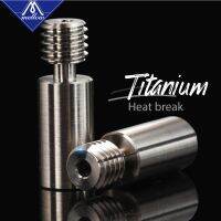 【HOT SALE】 MDS.net Mellow Titanium TC4โลหะทั้งหมด Chimera Extruder Heat Break V6 Dual Hotend J-Head Throat 1.75Mm Filament 3D ชิ้นส่วนเครื่องพิมพ์