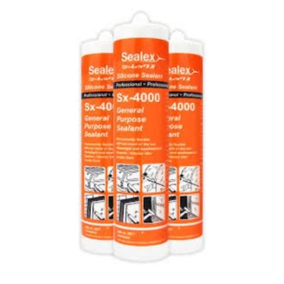 ( PRO+++ ) โปรแน่น.. Sealex SX-4000 ซิลิโคน ยาแนว สี: ขาว, ใส, ดำ ชนิดแห้งเร็ว 280ml. ราคาสุดคุ้ม กาว กาว ร้อน กาว อี พ็ อก ซี่ กาว ซิ ลิ โคน