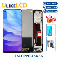 ทดสอบ6.5 "สำหรับ OPPO A54 5กรัมจอแสดงผล LCD ที่มีกรอบสัมผัสแผง Digitizer สมัชชาสำหรับ OPPO A54 5กรัม CPH2195เปลี่ยนหน้าจอแอลซีดี