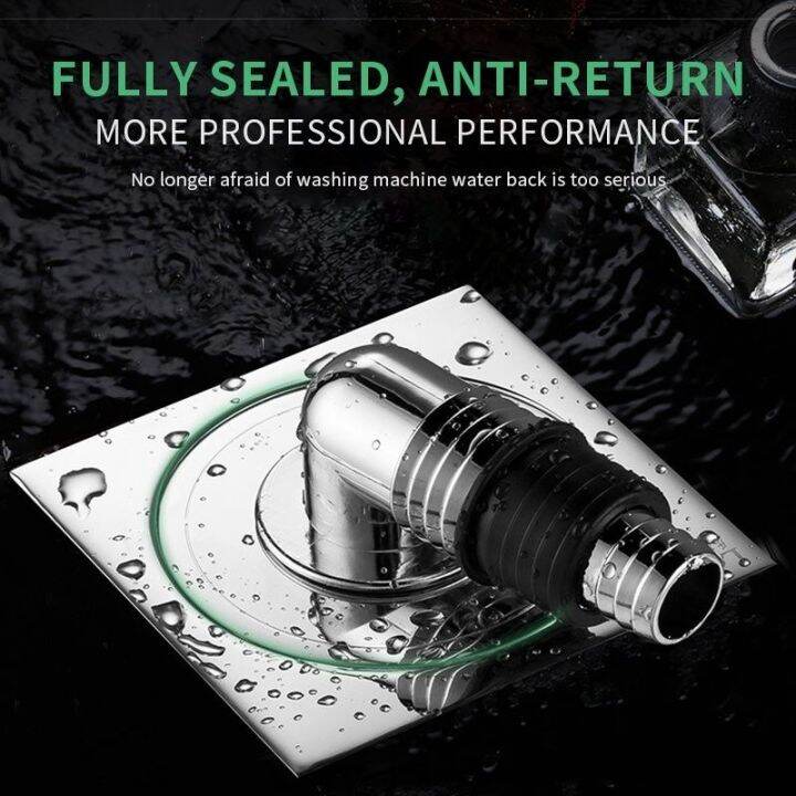 k84uKmTm Stainless Steel Anti Leak Pest Control Washing Machine Drain