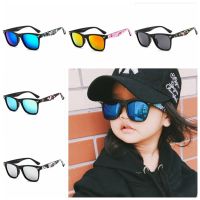 【YF】﹊△❍  Kids Camouflage Sunglasses Baby Goggles Glasses Boys Mirror Eyewear Flat Infant 2022