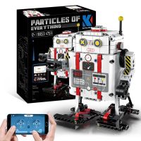 Technical Fat White Robot K96153 APP Remote Control Building Blocks Bricks Programming USB Gift Moc Sets Toys Construction Kids