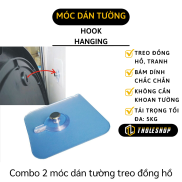 Móc dán tường treo tranh - Combo 2 Móc dính không đánh dấu