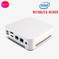 SZBOX Intel S100 N100 I3-N305หน้าต่างพีซีขนาดเล็ก11 DDR4 16GB 500GB NVME WIFI6 SSD BT5.2 2.5G LAN คอมพิวเตอร์เดสก์ท็อปรุ่นเล็ก Gamer PC