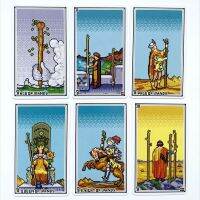 Pixel Tarot สำรับไพ่ 78 ใบเป็นภาษาอังกฤษสำหรับสะสมงานศิลปะ ครอบครัว เพื่อน เทศกาลของขวัญวันหยุด ปาร์ตี้เกมกระดานที่น่าสนใจ