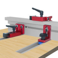 Miter ติดตามหยุด T-สล็อต T-แทร็คหยุดราง L Ocator อลูมิเนียมสำรองเชื่อมต่อสำหรับงานไม้คู่มือรถไฟตารางเลื่อย DIY