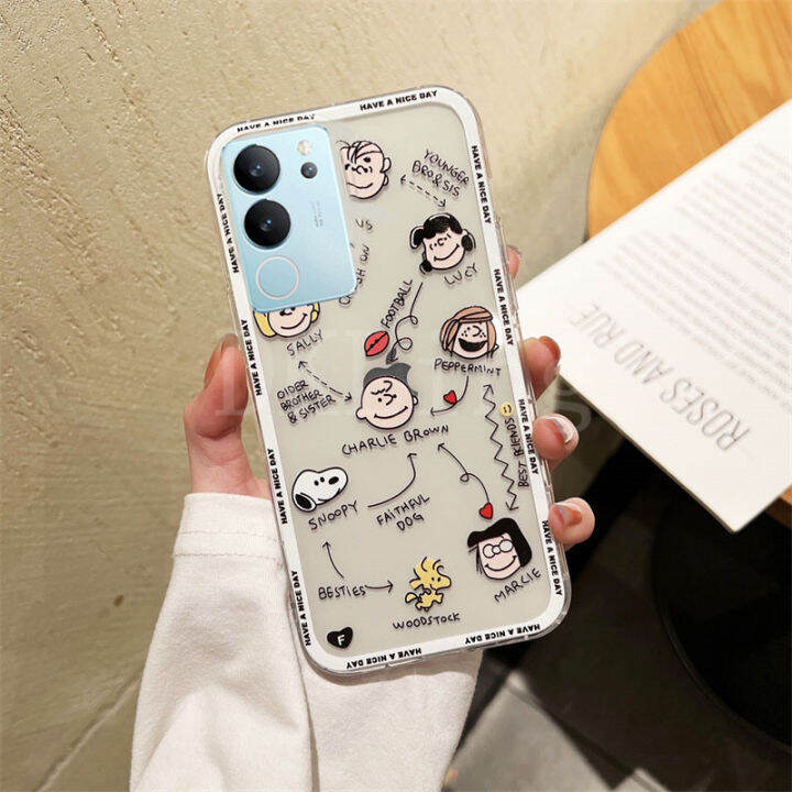 เคสการ์ตูนสำหรับ-vivo-v29-5g-2023เคสหลังซิลิโคนใสลายการ์ตูนน่ารักแบบสนูปี้ชาร์ลีเคสโทรศัพท์นิ่มลาย-v29-vivo-vivov29-5g