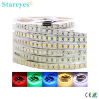 120 SMD 5050 LED 5ม. DC24V DC12V RGB ฮีชโชแถบไฟ LED IP65 IP20 IP67ซึมผ่านไม่ได้ Flessibile LED Nastro Decorazione A Casa