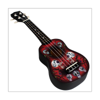 IRIN 21 Inch Ukulele Skull Ukulele 21-Inch Ukulele Instruments Practice Playing Solid Wood