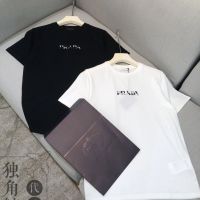 Men and women with the same style couple tee tide brand new PR fashion casual cotton LOGO printing short-sleeved T-shirt S-5XL