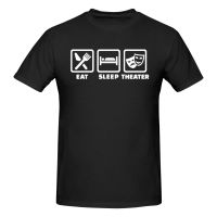 Eat Sleep Theater Wholesale 100% Cotton T-Shirt For Men