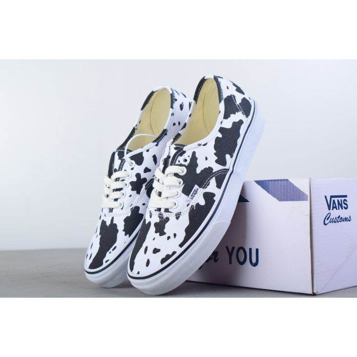 hot-original-van-original-cow-pattern-low-cut-mens-and-womens-casual-fashion-lightweight-canvas-sports-sneakers-free-shipping