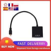 1080P Micro HDMI-Kompatibel dengan VGA Female Video Cable Converter Adapter untuk Laptop Komputer Black Digital Adapters Dropshipping