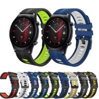 post house7 22mm Watch Strap For Honor Watch GS 3 Smart Watch Silicone Sport Fashion Bracele For Honor Magic 2 46mm/GS Pro/Huawei GT 2 Band