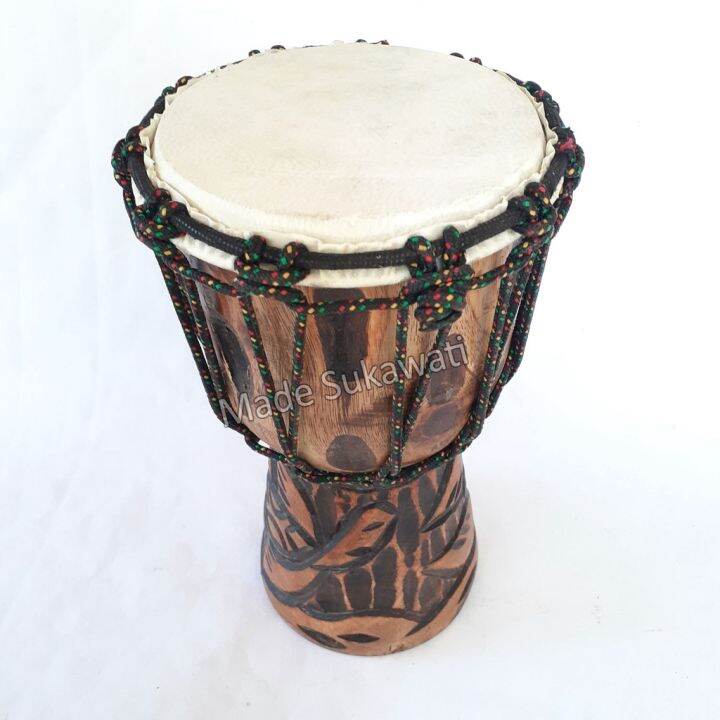 1pc Jimbe Djembe Drum Balinese Ethnic 9x12x15cm for Musical Instrument Lazada PH