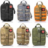 Kotak P3k กลางแจ้งกระเป๋า Molle ทหาร EDC การล่าสัตว์แพ็คเอวตั้งแคมป์ชุดฉุกเฉินปีนเขาถุงยังชีพกระเป๋า