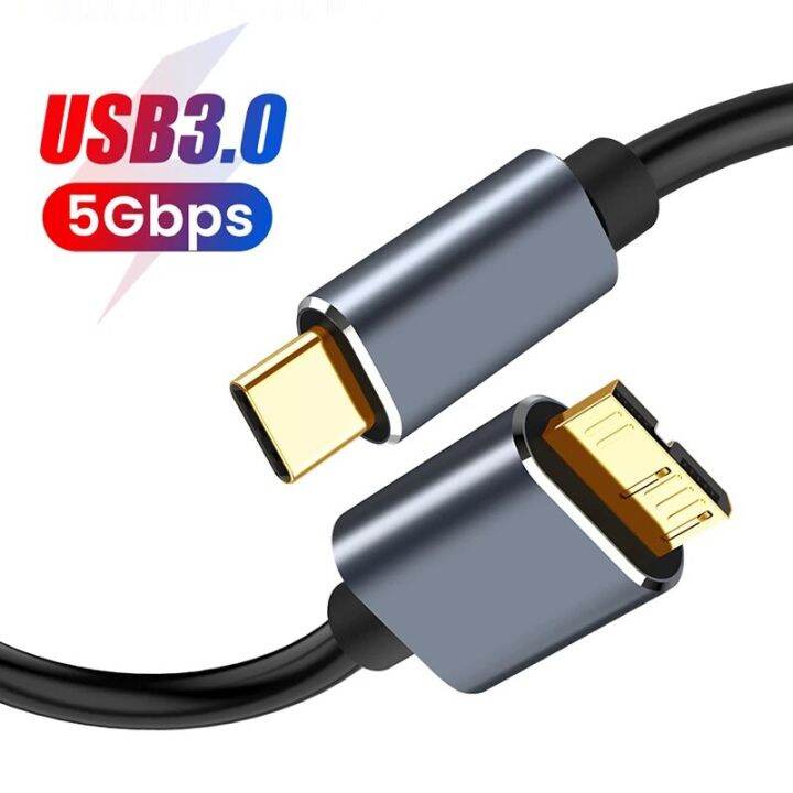 Micro B USB C 3.0 Cable Typec To USB 3.0 Micro B Cable Connector 5Gbps ...