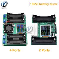 2/4 Channel 18650 Battery Capacity Tester Module MAh MWh Digital Battery Power Detector Module 18650 Battery Tester Type-C Auto