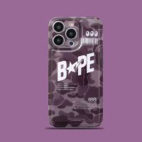 Tide Brand European And American Semi-Transparent Ape Head Suitable For Iphone14promax Mobile Phone Case Apple 13 Anti-Drop Smooth Surface Straight Edge 12 Soft Cover 11Xsmax Couple 【SEP】