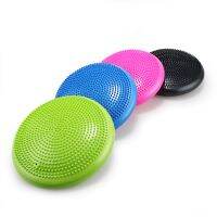 【cw】 InflatableMassagePadGymWobble StabilityDisc Cushion Gymnastics Exercise Accessories