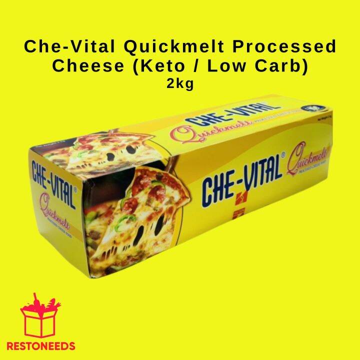 CheVital Quickmelt Processed Cheese (Keto / Low Carb) 2kg Lazada PH