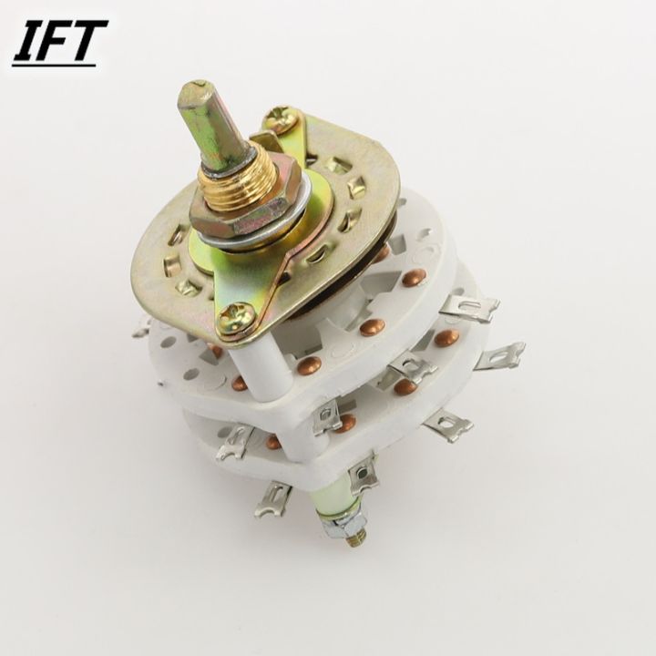 4p3t-4-pole-3-position-2-deck-band-channel-rotary-switch-selector