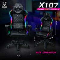 เก้าอี้Nubwo Gaming Chair รุ่น NBCH-X107 สีดำ